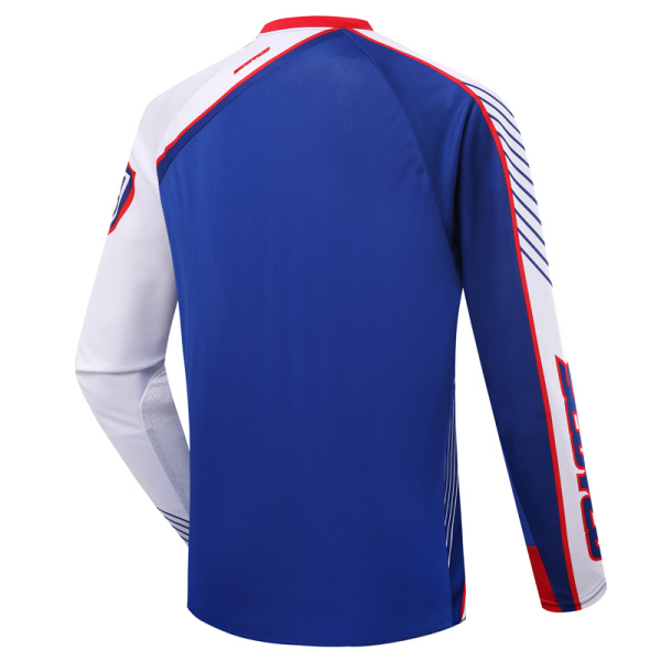 Scoyco T205 джерси, бело-синий