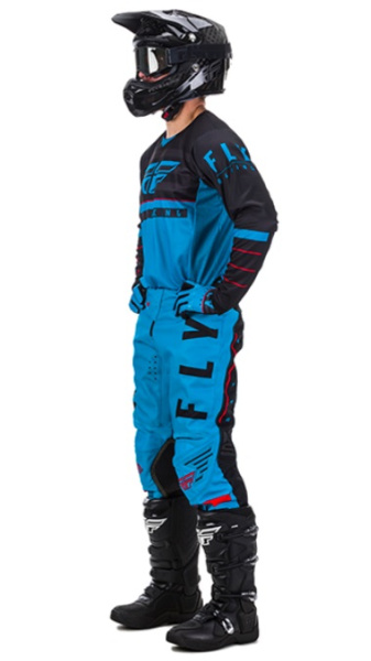 Fly Racing Kinetic K120 2020 комплект, сине-черный Fly Racing Kinetic K120 2020 комплект, сине-черный