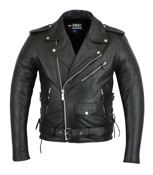 First M770 2BM Косуха мужская, толстая кожа 2мм, черный First M770 2BM Косуха мужская, толстая кожа 2мм, черный