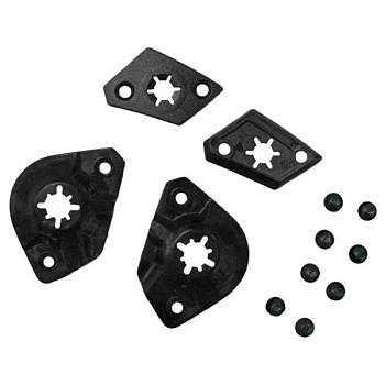 Leatt ADV 8.5/9.5 Anchor Kit Black крепление козырька, черный