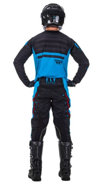 Fly Racing Kinetic K120 2020 комплект, сине-черный Fly Racing Kinetic K120 2020 комплект, сине-черный
