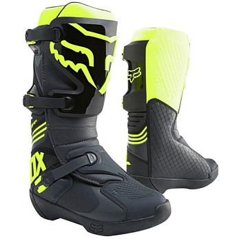 Fox Comp 2022 мотоботы, черно-желтый