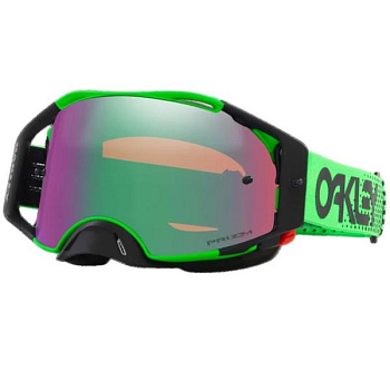 Oakley Airbrake Moto Green / Prizm Mx Jade Iridium Lenses мотоочки (OO7046-A3)