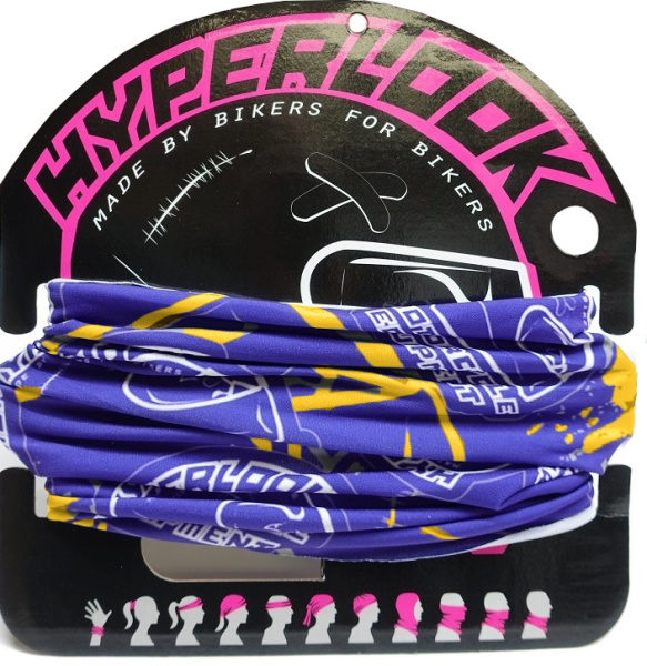 Hyperlook Scout баф мотоциклетный, фиолетово-желтый