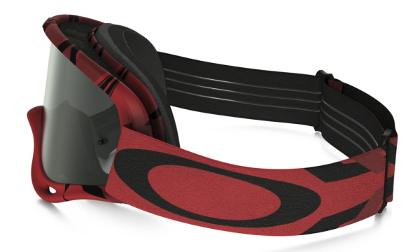 Oakley O-Frame Intimidator мотоочки, красно-черный, темно-серая линза