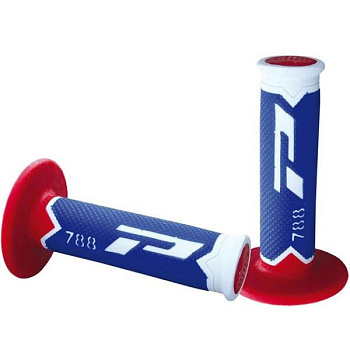 Pro Grip 788 White/Blue/Red грипсы на руль