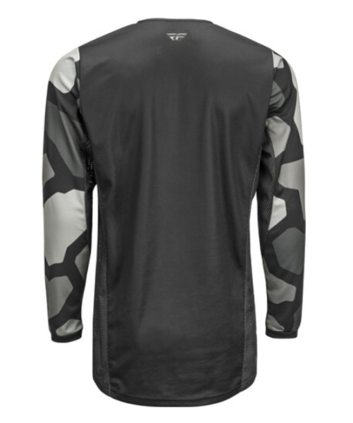 Fly Racing Kinetic K221 2021 джерси, черно-серый