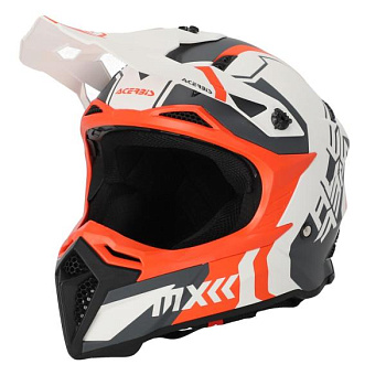 Acerbis Profile 5 22-06 White/Orange шлем внедорожный, бело-оранжевый