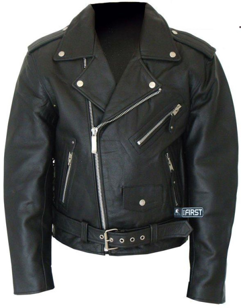 First M771 SKULL Косуха мужская кожаная с черепом First M771 SKULL Косуха мужская кожаная с черепом