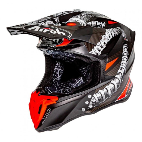 Airoh Twist 2.0 Bolt Matt шлем внедорожный, красно-черный