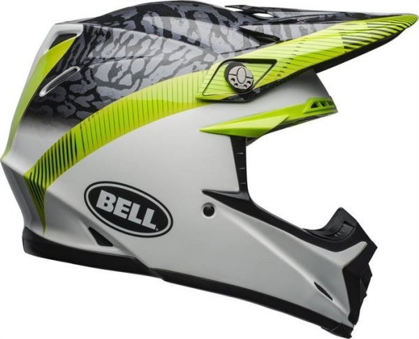 Bell Moto-9 Mips Chief шлем кроссовый, салатово-серый