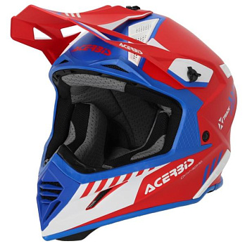 Acerbis X-Track Mips 22-06 Red/Blue шлем внедорожный