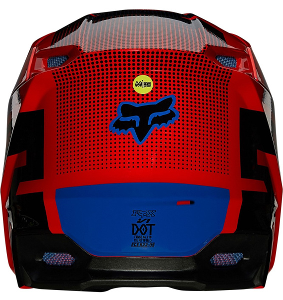 Fox Racing V1 Oktiv Red шлем кроссовый