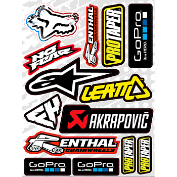 Набор наклеек А4 MXLOGO1