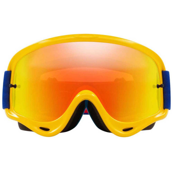 Oakley O-Frame Solid мотоочки, желто-синий, оранжевая линза (OO7029-46)