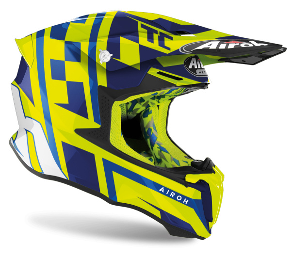 Airoh Twist 2.0 TC21 Yellow Gloss шлем внедорожный