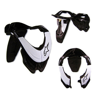Alpinestars Bionic Neck Brace SB защита шеи, черно-белый