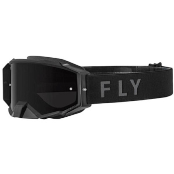 Fly Racing Zone Pro 2022 мотоочки, черный, черная тонированная линза