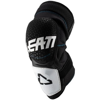Leatt 3DF Hybrid наколенники короткие, бело-черный