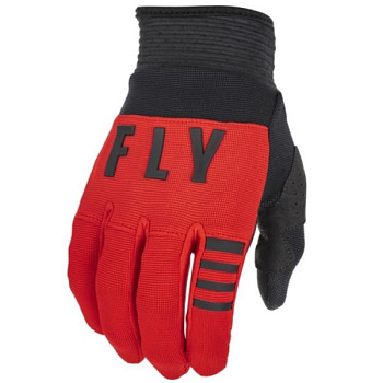 Fly Racing F-16 2022 мотоперчатки детские, красно-черный Fly Racing F-16 2022 мотоперчатки детские, красно-черный