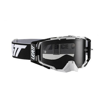 Leatt Velocity 6.5 Black / White Smoke 28% мотоочки, двойная линза