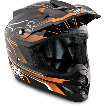 Шлем Answer Comet React (черно-оранжевый)