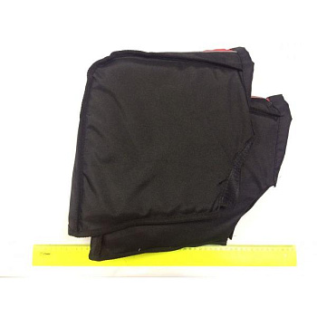 Мотокутюрье муфты на руль премиум, красно-черный