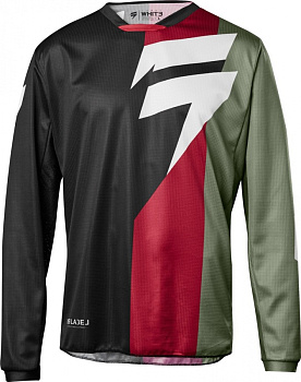 Shift White Tarmac 2018 джерси, черно-зелено-красный