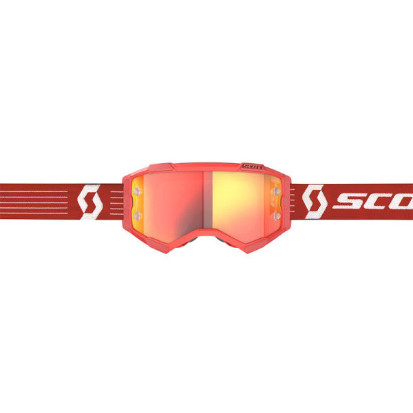 Scott Fury Bright Red/Orange Chrome Lens мотоочки