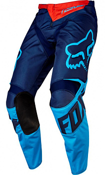 Fox Racing 180 Race 2017 мотоштаны, сине-голубой