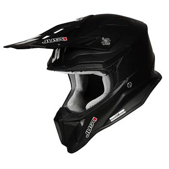 Just1 J18 Solid Matt Black шлем кроссовый
