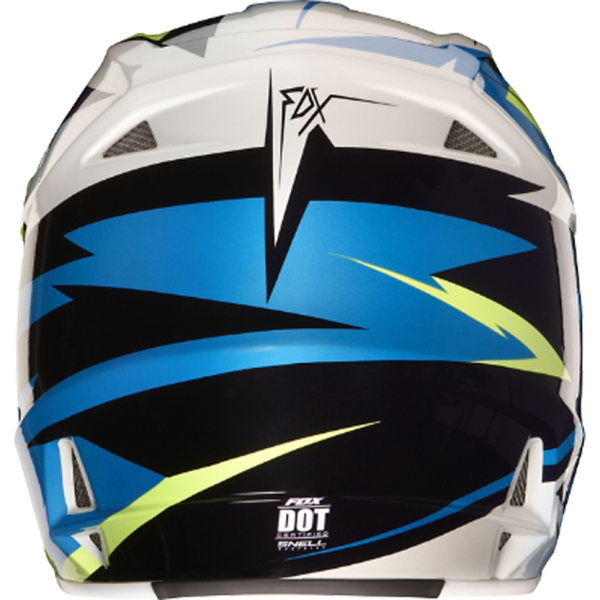 Fox Racing V1 Costa шлем кроссовый, желто-синий