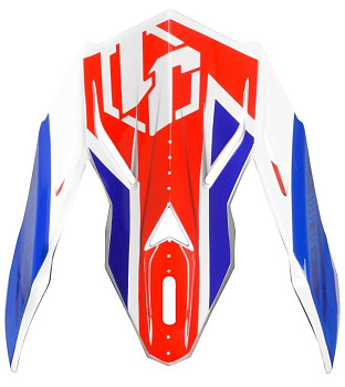 Just1 J38 Blade козырек к шлему, сине-красно-белый