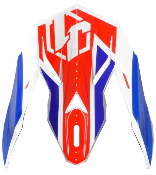Just1 J38 Blade козырек к шлему, сине-красно-белый