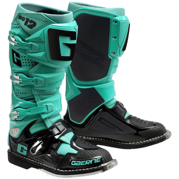 Gaerne SG12 мотоботы кроссовые, черно-бирюзовый