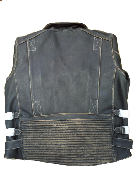 First M780CRO Косуха мужская, состаренная мягкая кожа 1.5мм, черный First M780CRO Косуха мужская, состаренная мягкая кожа 1.5мм, черный