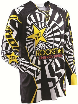 Thor Phase Core Rockstar джерси, черно-бело-желтый