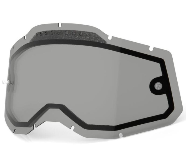 100% RC2/AC2/ST2 Replacement Lens Vented Dual Pane Smoke линза