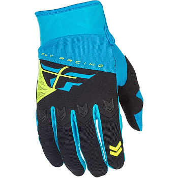 Fly Racing F-16 2018 мотоперчатки, сине-черный