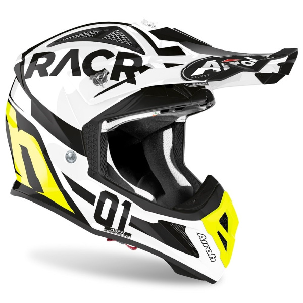 Airoh Aviator Ace Racr Gloss шлем внедорожный Airoh Aviator Ace Racr Gloss шлем внедорожный