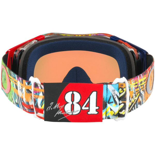 Oakley Airbrake Jeffrey Herlings Signature Series Goggle мотоочки, красная линза (OO7046-84)