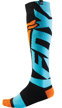 Fox Coolmax Shiv Thick мотоноски, черно-голубой