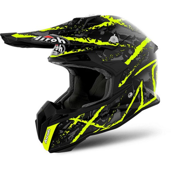 Airoh Terminator Open Vision шлем внедорожный, желто-черный