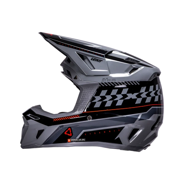 Leatt Kit Moto 8.5 V26 Grey шлем кроссовый + Velocity 5.5 мотоочки