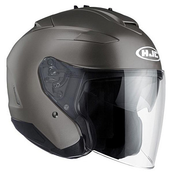 HJC IS-33 LL Semi Flat Titanium шлем открытый