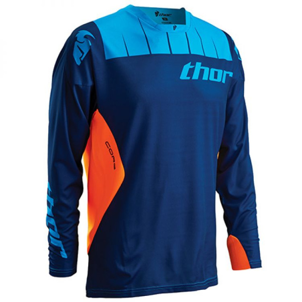 Thor Core Contro S16 джерси, сине-оранжевый Thor Core Contro S16 джерси, сине-оранжевый
