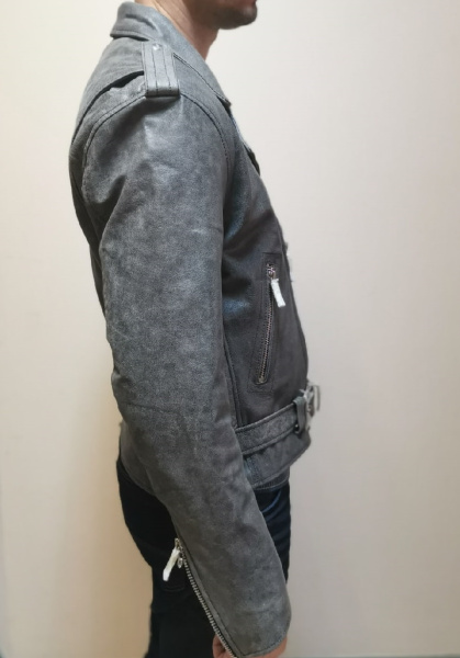 First M787 Косуха мужская, кожа 1,2мм, серый First M787 Косуха мужская, кожа 1,2мм, серый