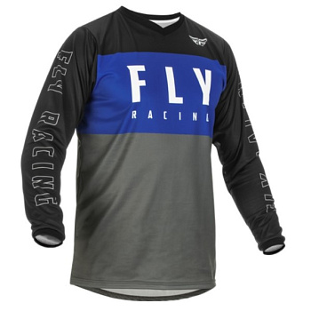 Fly Racing F-16 2022 джерси, сине-серо-черный (уценка) Fly Racing F-16 2022 джерси, сине-серо-черный (уценка)