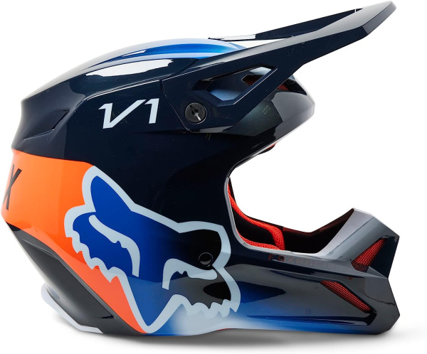 Fox Racing V1 Toxsyk Midnight шлем кроссовый