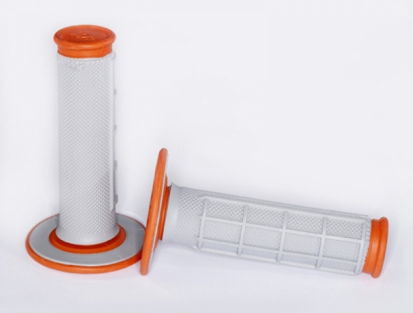 Renthal MX Dual Compound 1/2 Waffle грипсы на руль, оранжевый